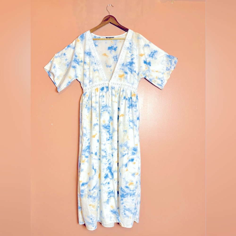 shein boho dress | Dresses | Shein Vcay Womens Deep Vneck Printed String Waisttightening Flavor (Eggless):Chocolate Truffle se Long Prom Dress with